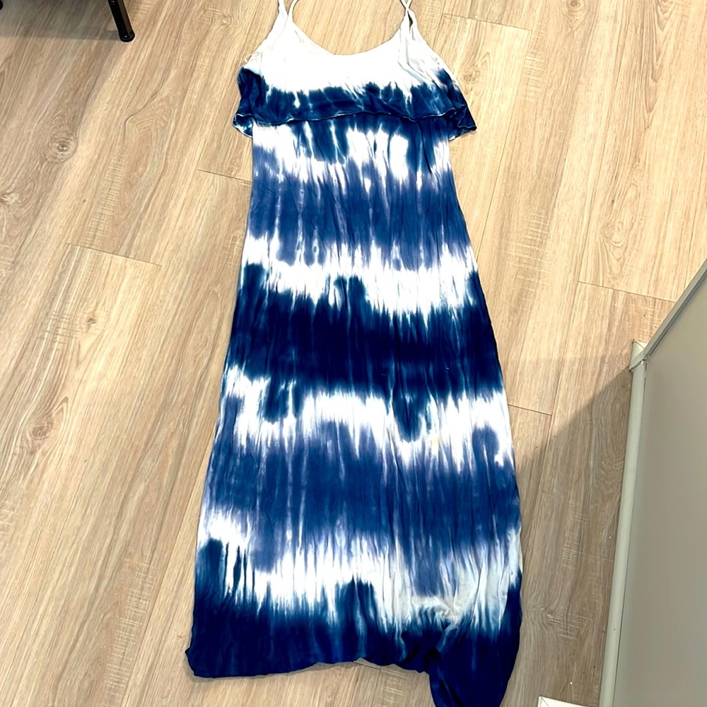 Tie dye maxi dress